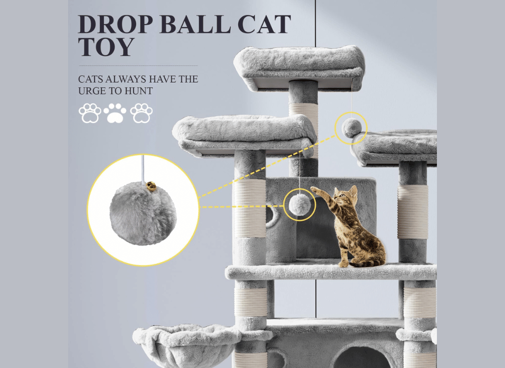 A Stylish Cat Tree Is Purr-fect For Play & Rest