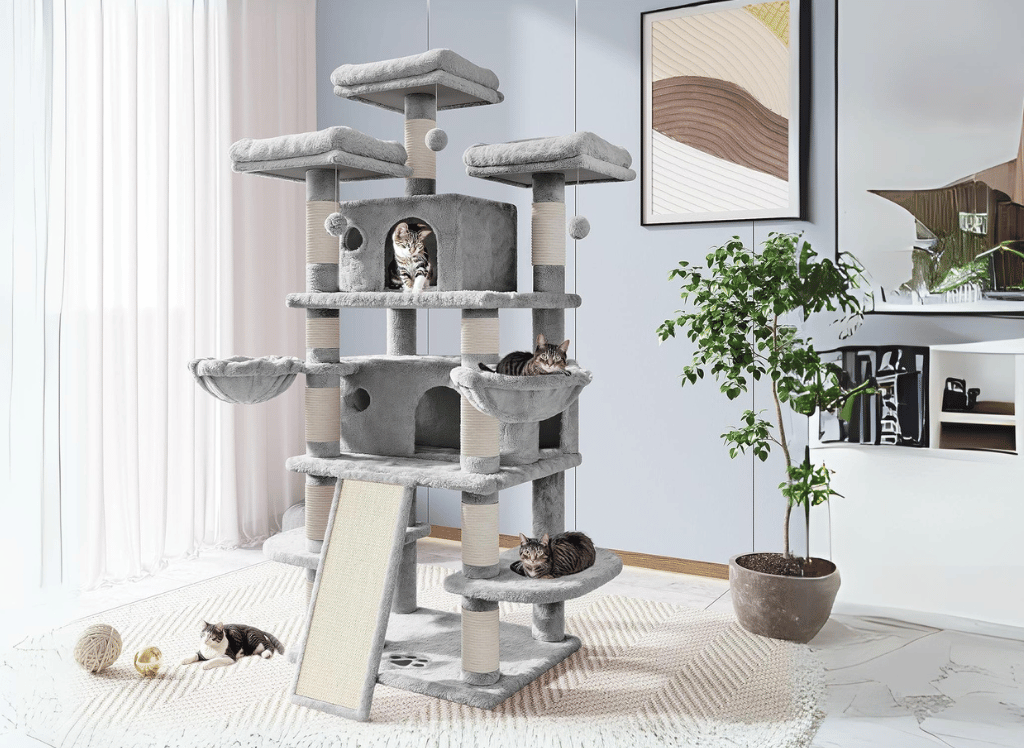 A Stylish Cat Tree Is Purr-fect For Play & Rest