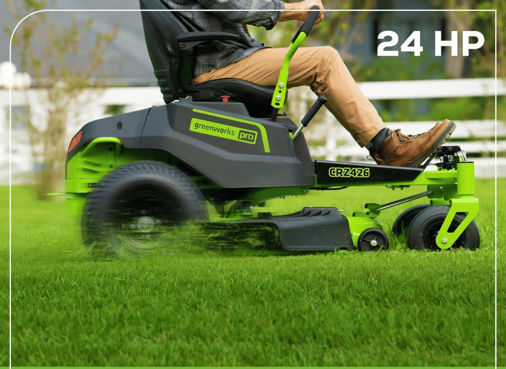 Electric Riding Lawn Mower: Zero-Emission & Performance