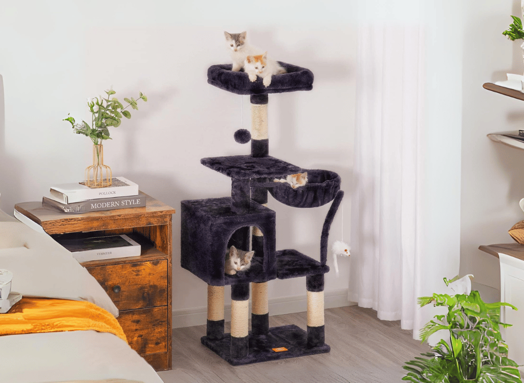 A Stylish Cat Tree Is Purr-fect For Play & Rest