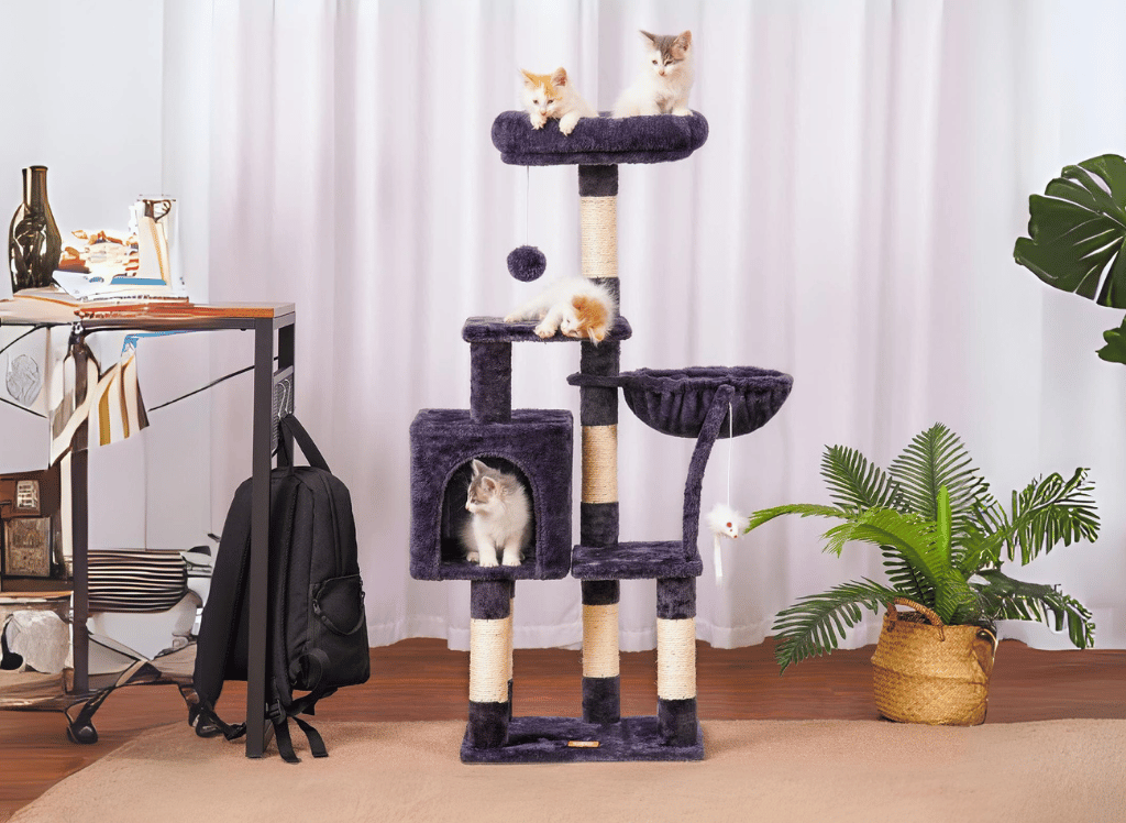 A Stylish Cat Tree Is Purr-fect For Play & Rest