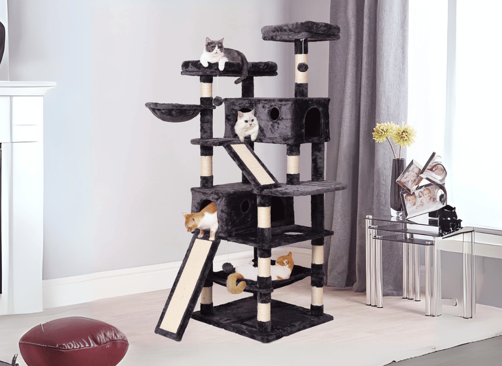 A Stylish Cat Tree Is Purr-fect For Play & Rest