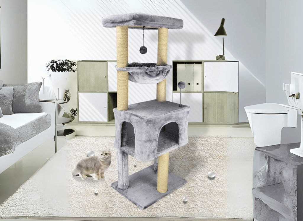 A Stylish Cat Tree Is Purr-fect For Play & Rest