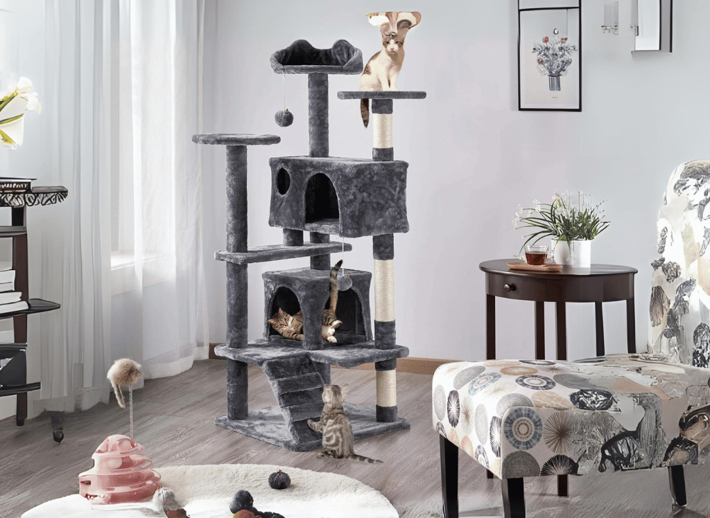 A Stylish Cat Tree Is Purr-fect For Play & Rest