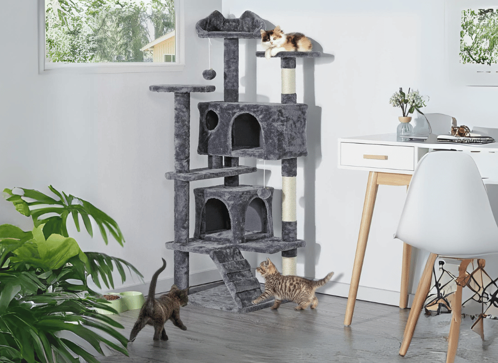 A Stylish Cat Tree Is Purr-fect For Play & Rest