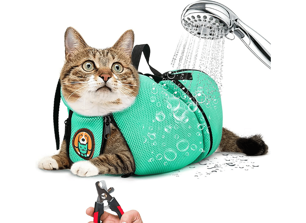 Make Bath Time Easier With a Cat Bath Bag