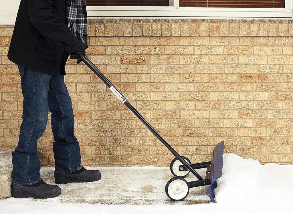 Snow Shoveling Made Easier Use a Snow Shovel with Wheels