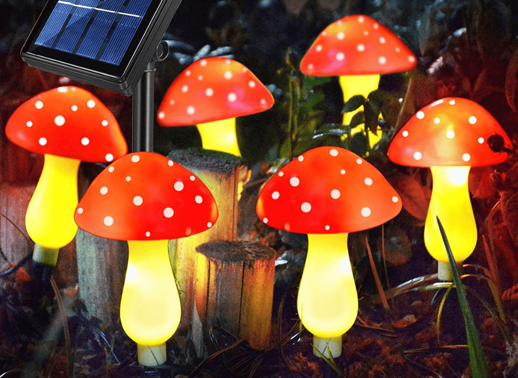 Light Up Your Garden with Solar Mushroom Lights