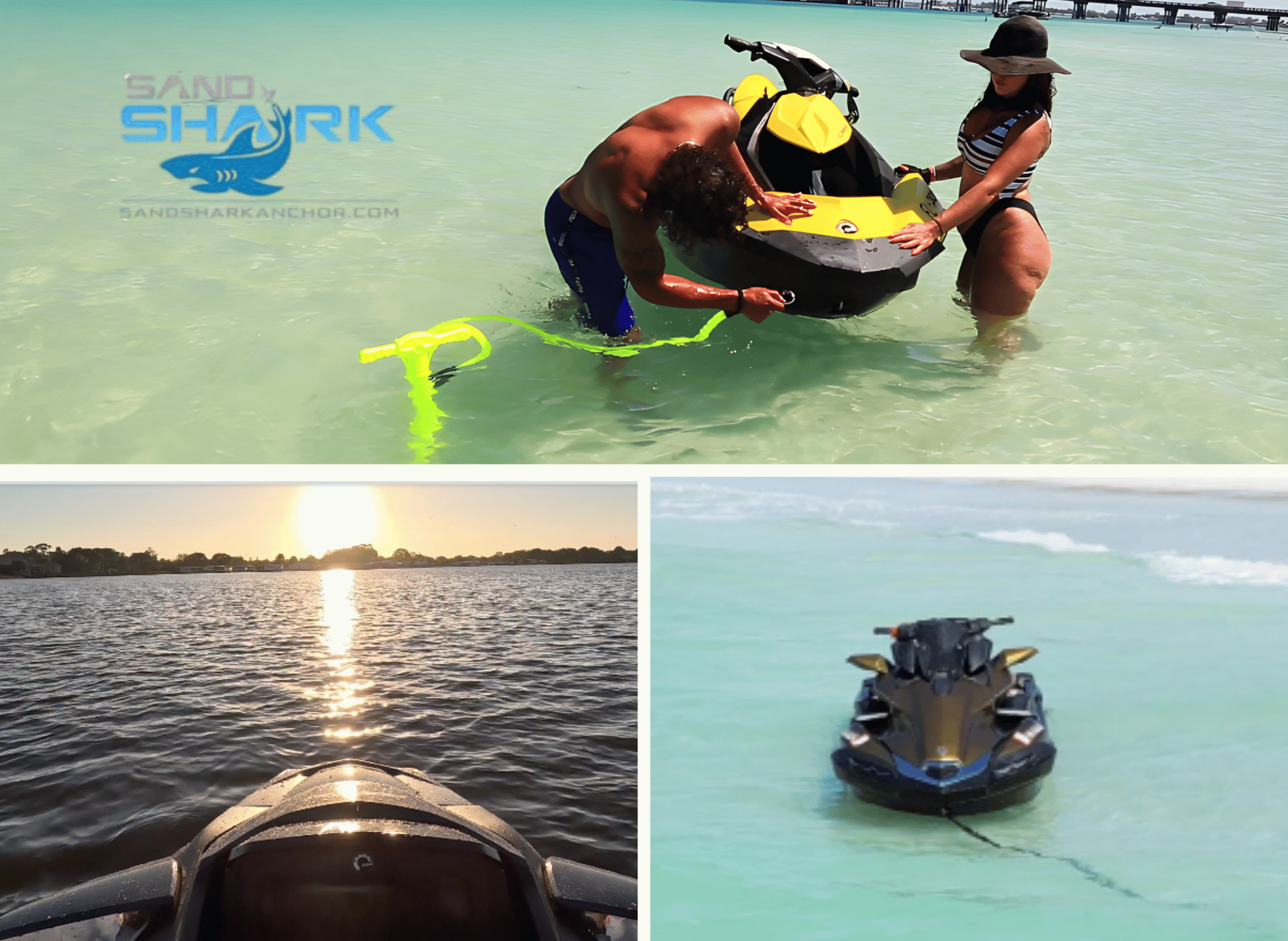 SandShark Screw-In Boat Anchor For A Secure Hold