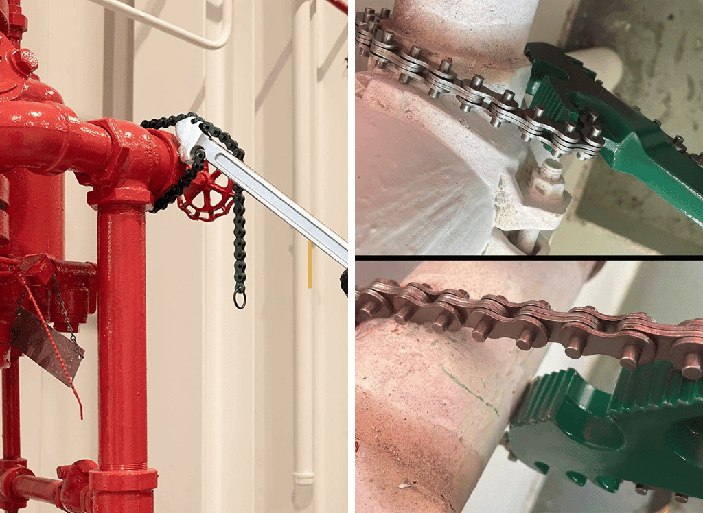 Loosen Those Stubborn Pipes with a Chain Wrench