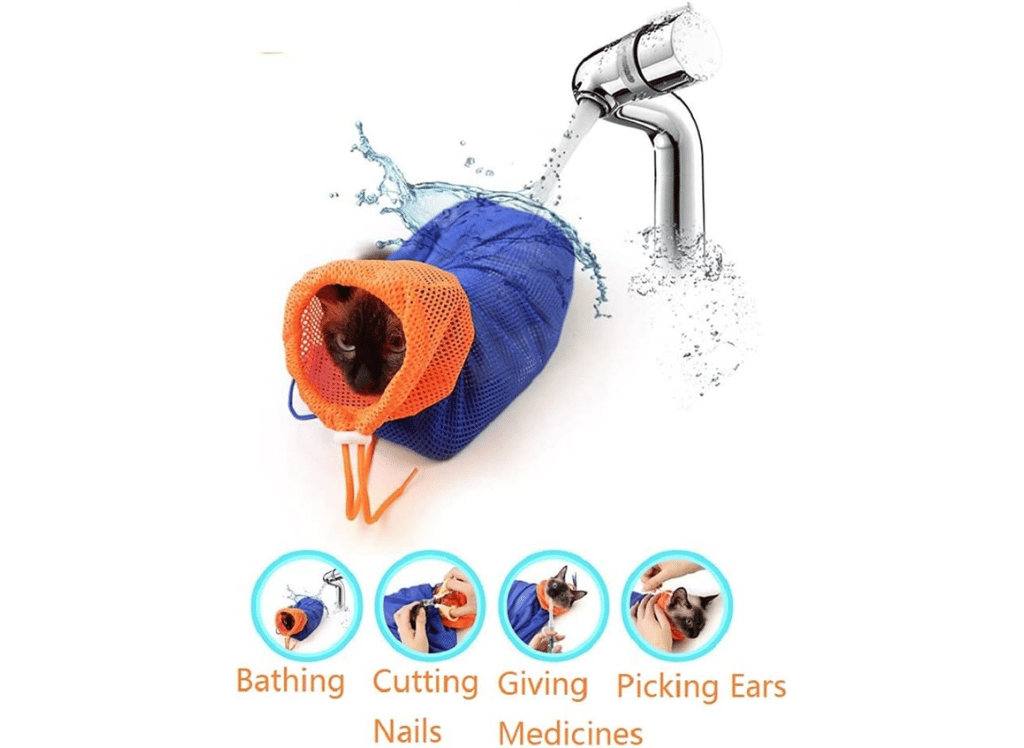 Make Bath Time Easier With a Cat Bath Bag