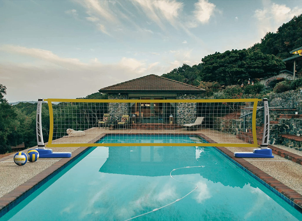 Set up a Pool Volleyball Net for Your Next Pool Party