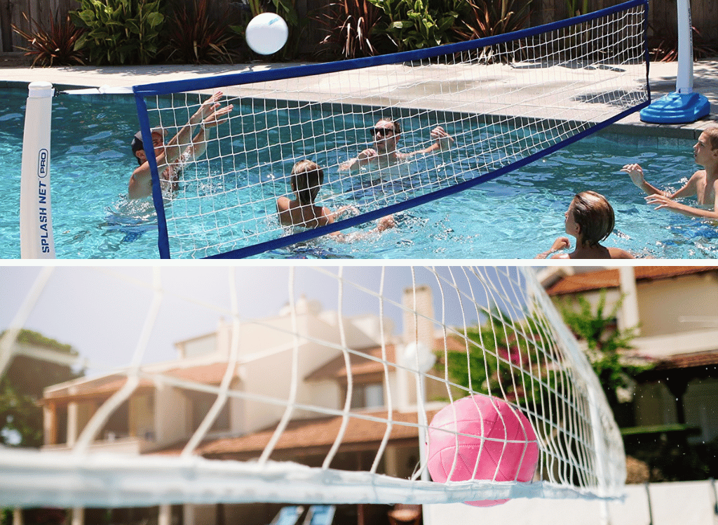Set up a Pool Volleyball Net for Your Next Pool Party