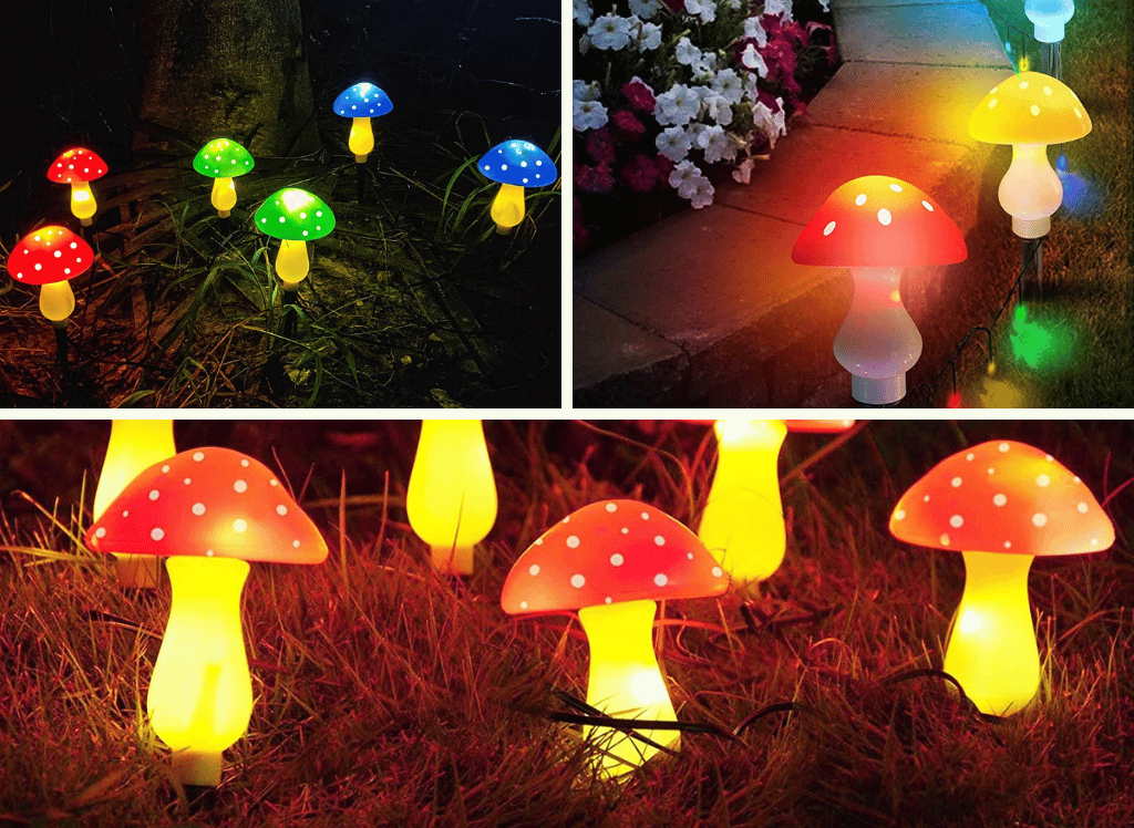Light Up Your Garden with Solar Mushroom Lights