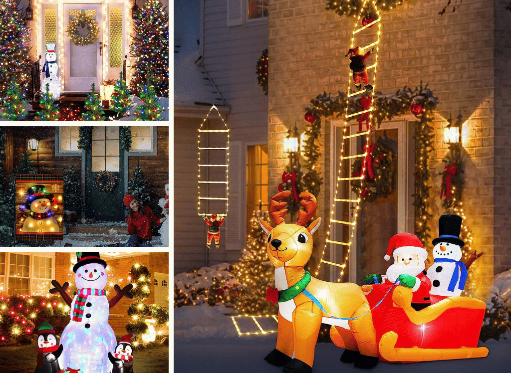 Get Creative with These Festive Outdoor Christmas Decorations Ideas!