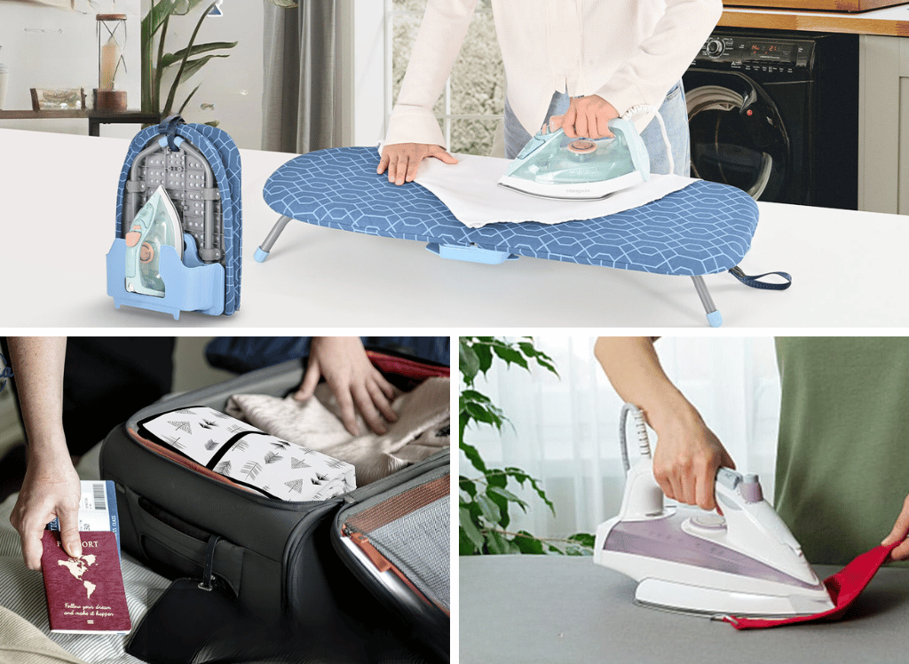 On-The-Go Ironing With a Traveling Iron Board