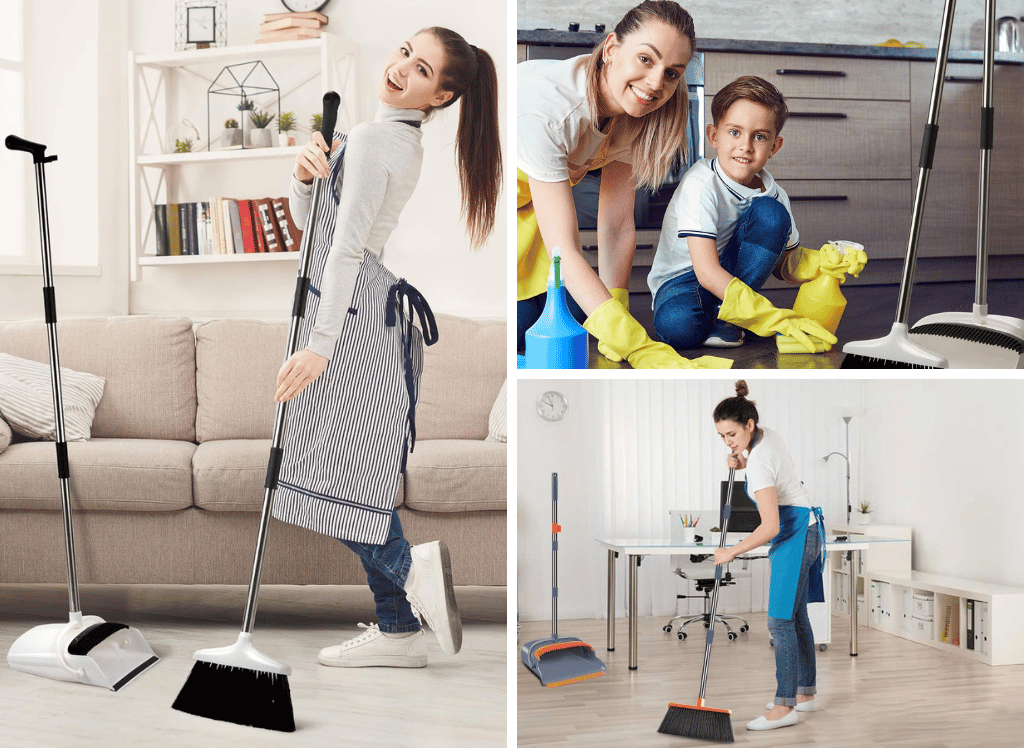 A Clean Sweep With a Broom and Dustpan Set