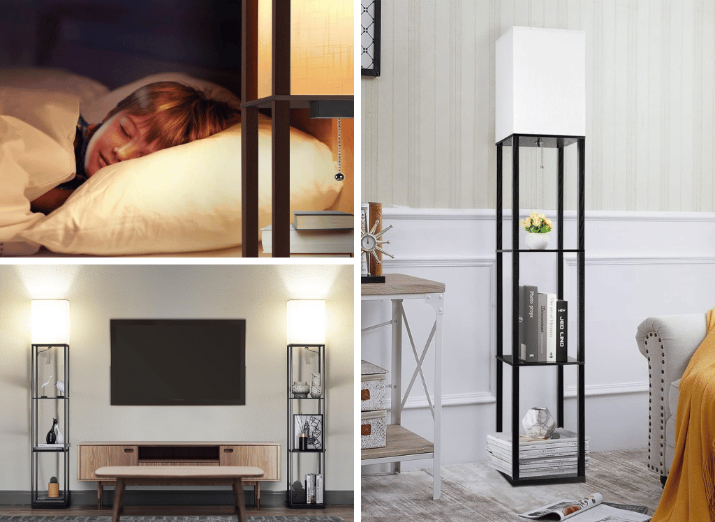 Floor Lamp With Shelves - Illuminate & Organize Your Space
