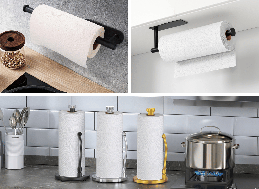 A Stylish & Durable Paper Towel Holder to Fit Any Decor