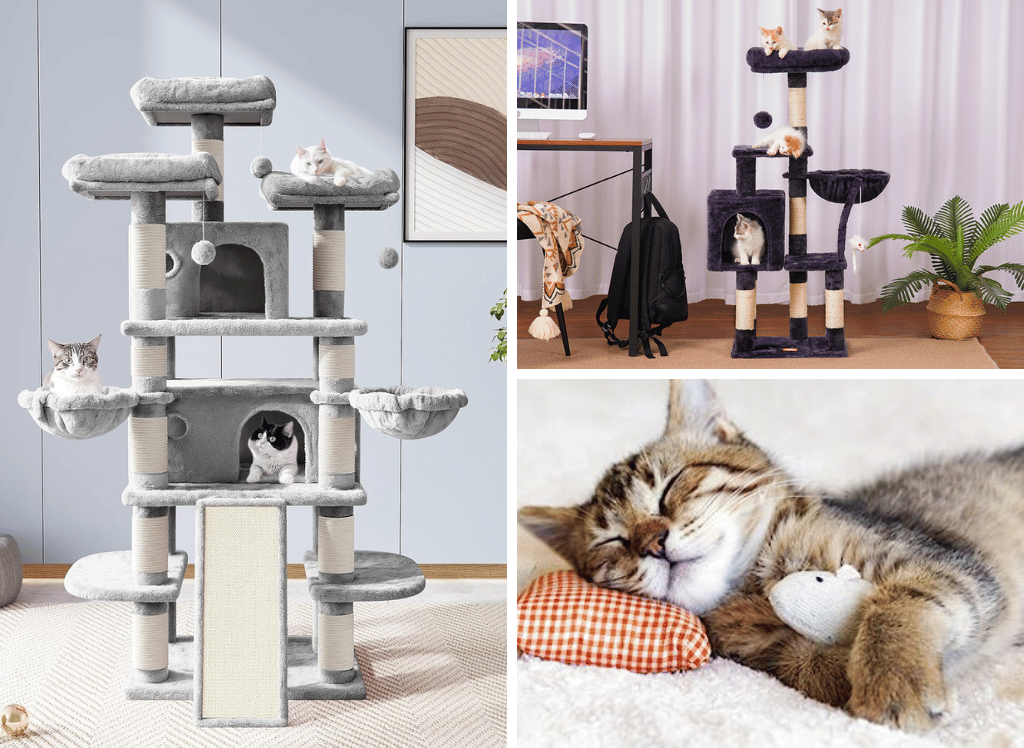 A Stylish Cat Tree Is Purr-fect For Play & Rest