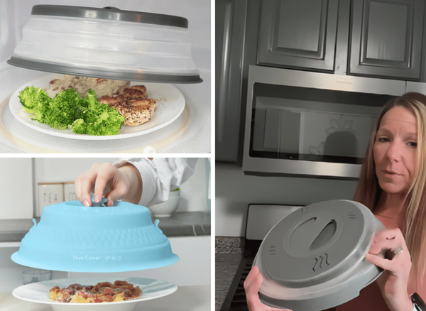 Keep Your Microwave Clean With A Splatter-Free Microwavable Cover