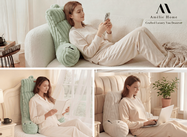 The Ultimate Upgrade: Amélie Home Heated Reading Pillow